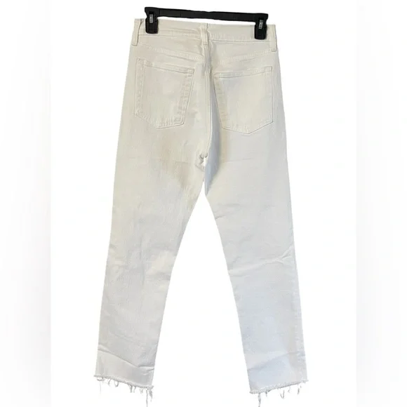 Gap Cheeky Straight High Rise White Denim Jeans - Picture 2 of 8